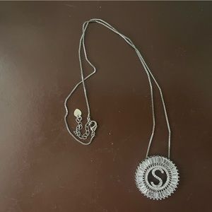 KC Chic Halo Initial Necklace - S